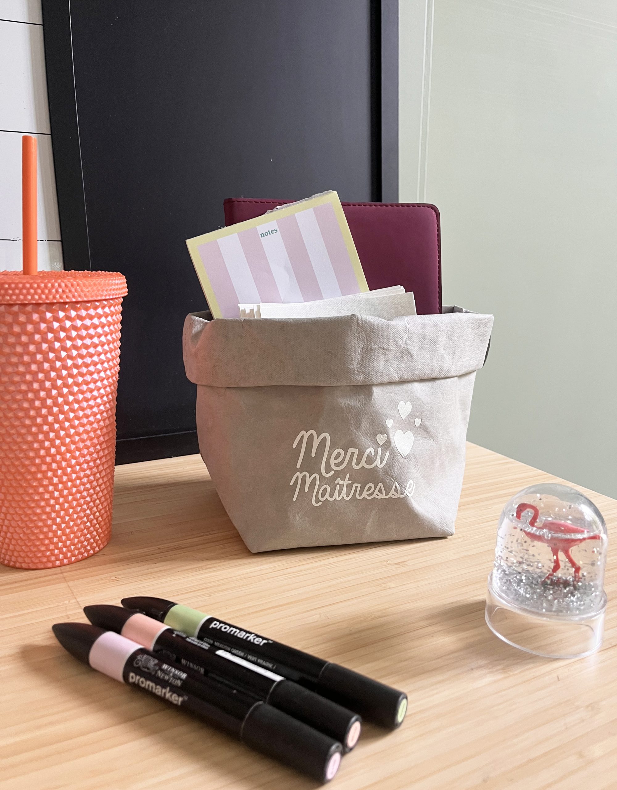 PANIÈRE DÉCO Xs - Merci Maîtresse – Image 2