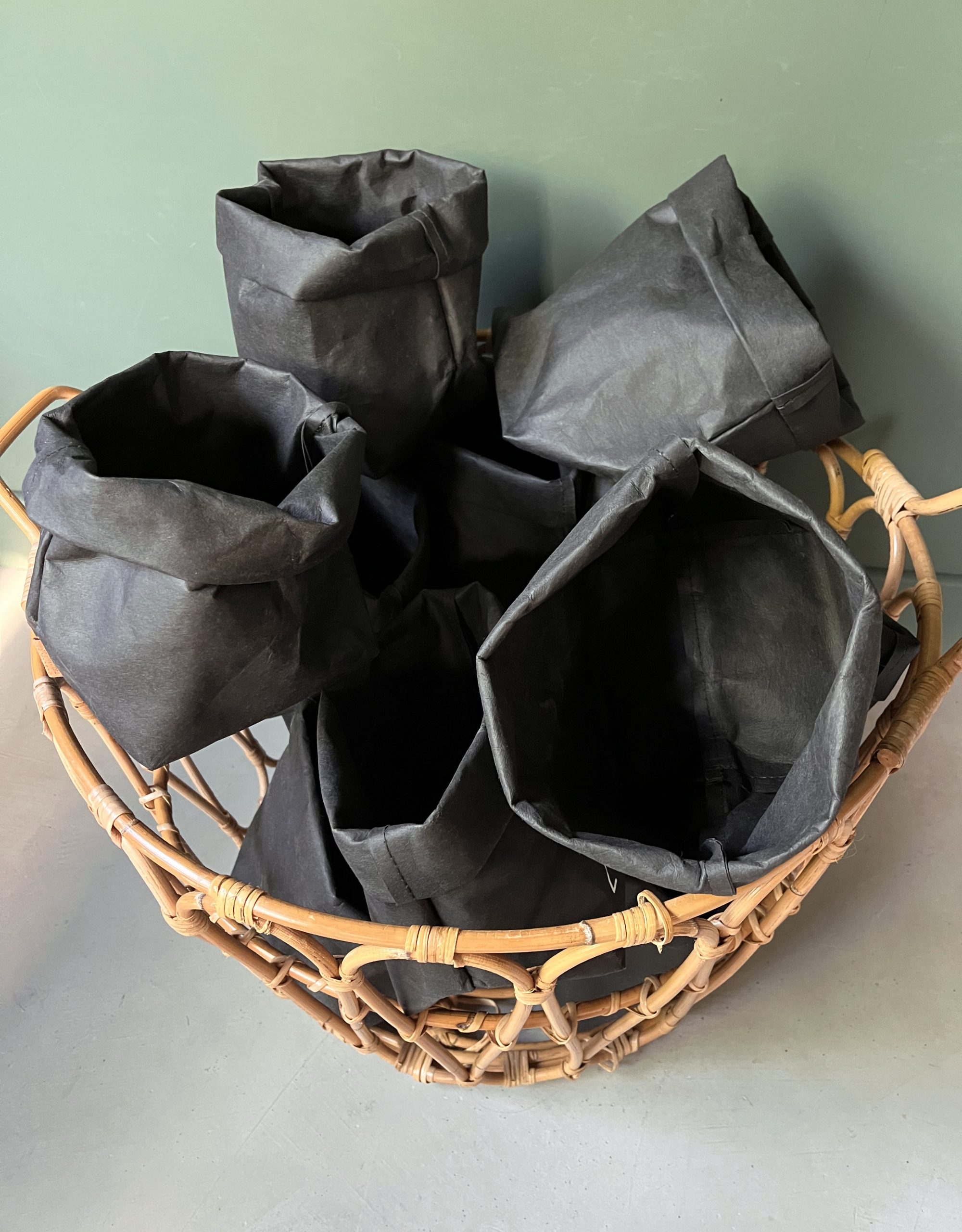 Lot de 15 panières brut - Format Xs black – Image 2