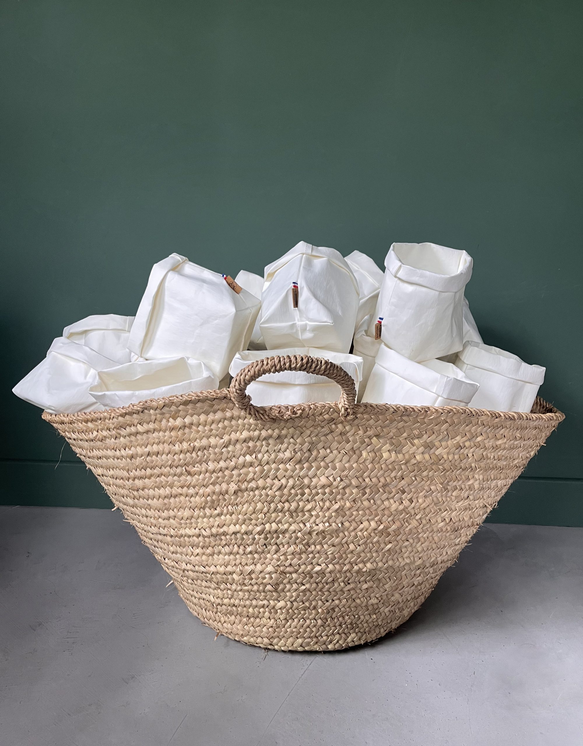 Lot de 25 panières brut - Format Xxs white
